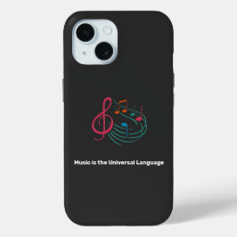 "Musik ist die Universelle Sprache." MUSIK LOVER Case-Mate iPhone Hülle