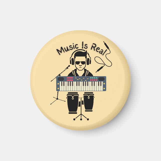 Musik ist echt magnet (Vorne)