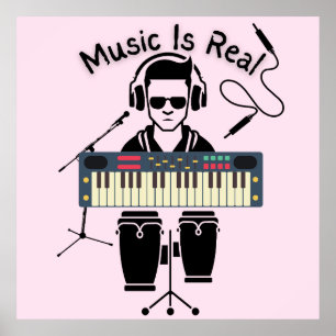 Musik ist echt poster