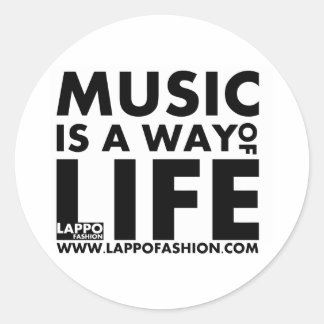Musik ist eine Lebensart Sticker