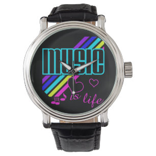 MUSIK ist eine Lebensuhr Armbanduhr