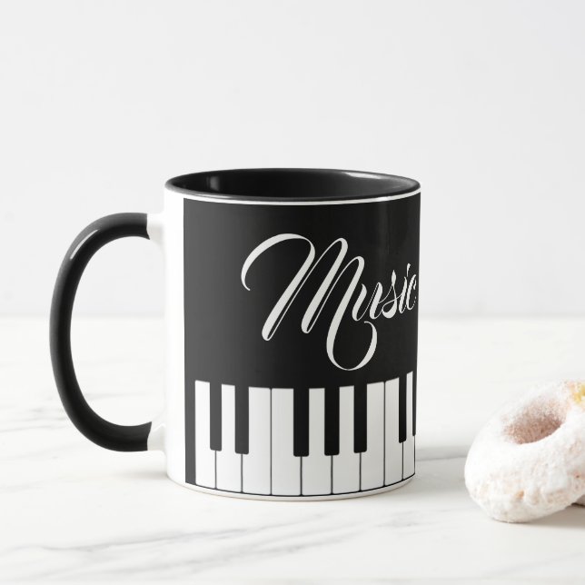 Musik ist etwas Schönes Tasse (Mit Donut)