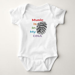 Musik ist in meinem DNA-Baby-Bodysuit Baby Strampler