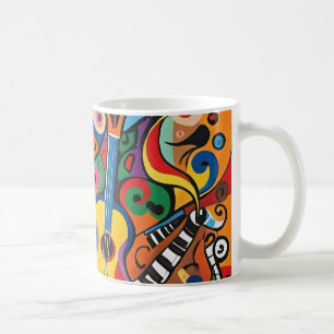 Musik ist Kunst Kaffeetasse