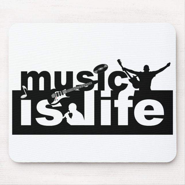 Musik ist Leben mousepad - anpassen! (Vorne)