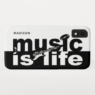 Musik ist Leben-Nametelefon-Hüllen Case-Mate iPhone Hülle