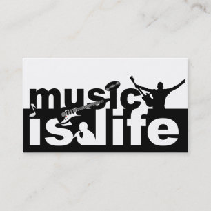 Musik ist Life Visitenkarte - anpassen!