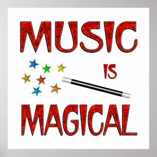 Musik ist magisch poster