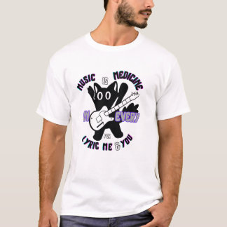 Musik ist Medizin - Niedliches Gitarrendesign T-Shirt