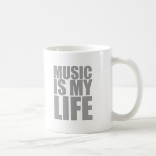 Musik ist mein Leben - DJ-Disc-Jockey-Audio Kaffeetasse