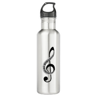Musik ist mein Leben Edelstahlflasche