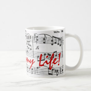 Musik ist mein Leben Kaffeetasse