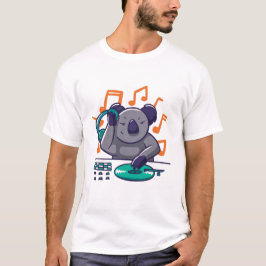 Musik ist mein Leben - koala DJ T-Shirt