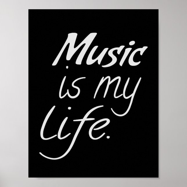 Musik ist mein Leben Poster (Vorne)