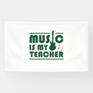 Musik ist mein Lehrer Banner