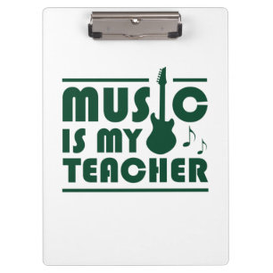 Musik ist mein Lehrer Klemmbrett