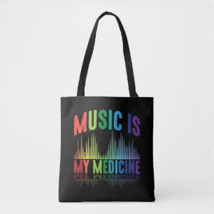 Musik ist mein Medizin-DJ-Musiker Tasche