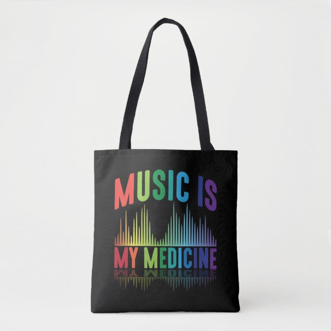 Musik ist mein Medizin-DJ-Musiker Tasche (Vorderseite)