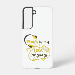 Musik ist mein romantischer Satz in der Liebe Samsung Galaxy Hülle