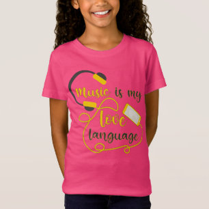 Musik ist mein romantischer Satz in der Liebe T-Shirt