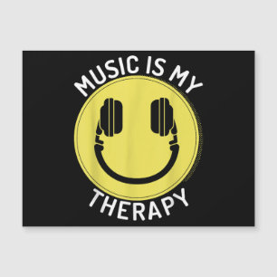 Musik ist mein Therapiemusikliebhaber Magnetkarte