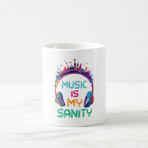 Musik ist mein Verstand Kaffee-Tasse Kaffeetasse