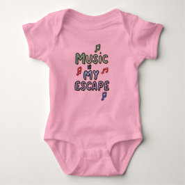 Musik ist meine Escape Baby Strampler