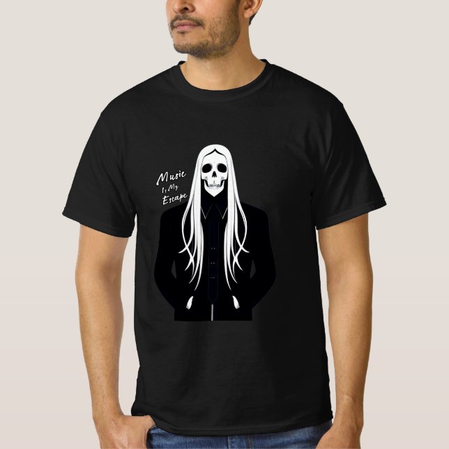 Musik ist meine Escape T-Shirt (Vorderseite)