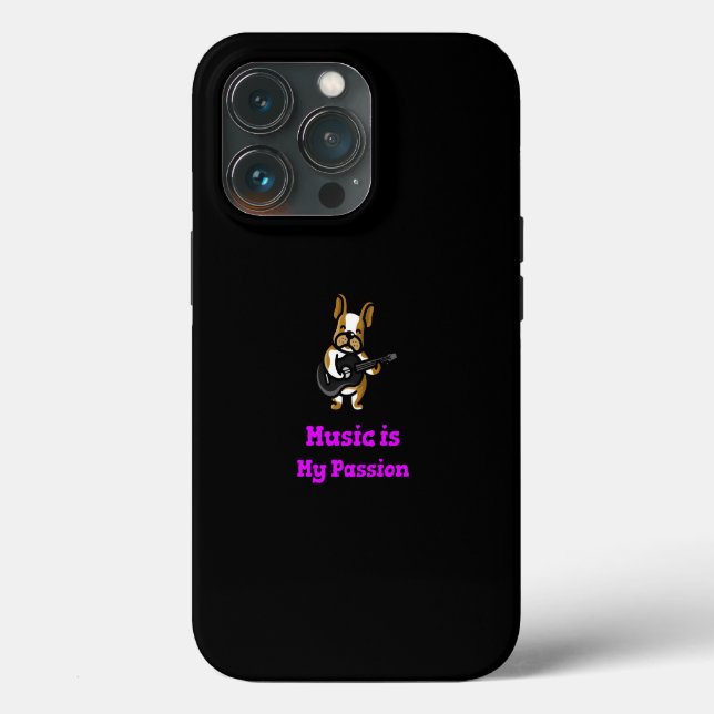 Musik ist meine Leidenschaft Case-Mate iPhone Hülle (Rückseite)