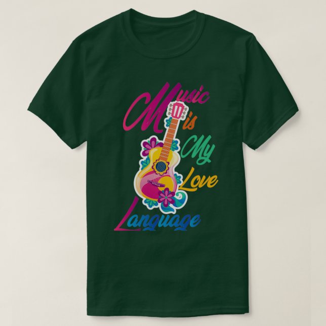 Musik ist meine Liebe T-Shirt (Design vorne)