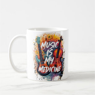Musik ist meine Medizin Kaffeetasse