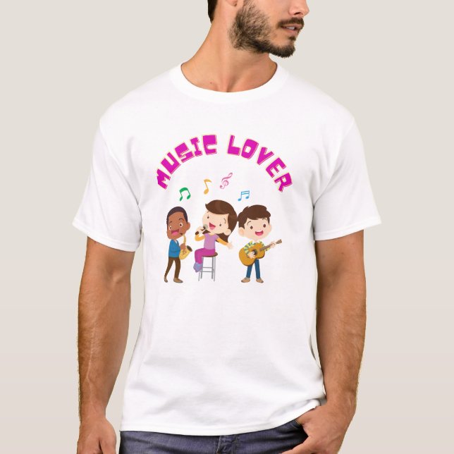 Musik ist meine Supermacht T-Shirt (Vorderseite)