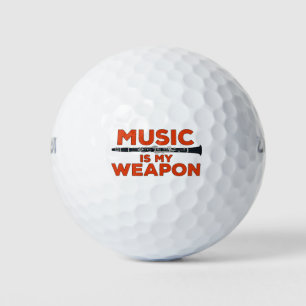 Musik ist meine Waffe Golfball