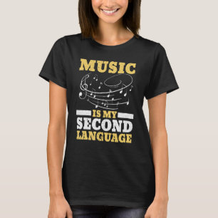 Musik ist meine zweite Sängerin, die Karaoke singt T-Shirt