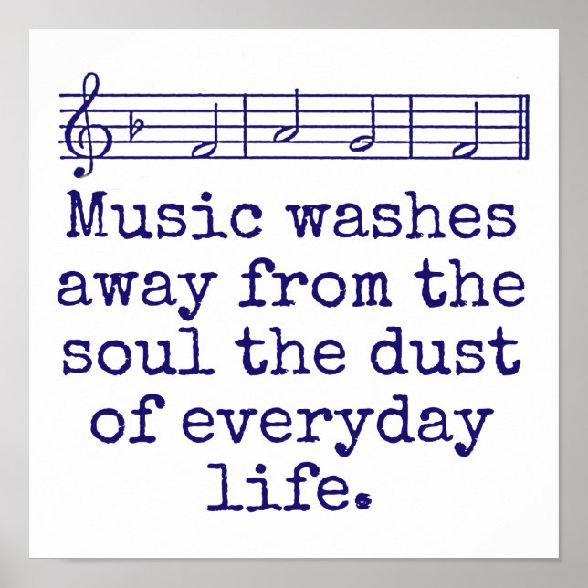 Musik ist vom Soul weg - Musikangebot Poster (Vorne)