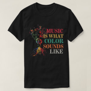 Musik ist, wie Farbe klingt   Artful Design T-Shirt