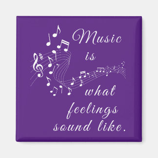 Musik ist, wie Gefühle klingen Magnet
