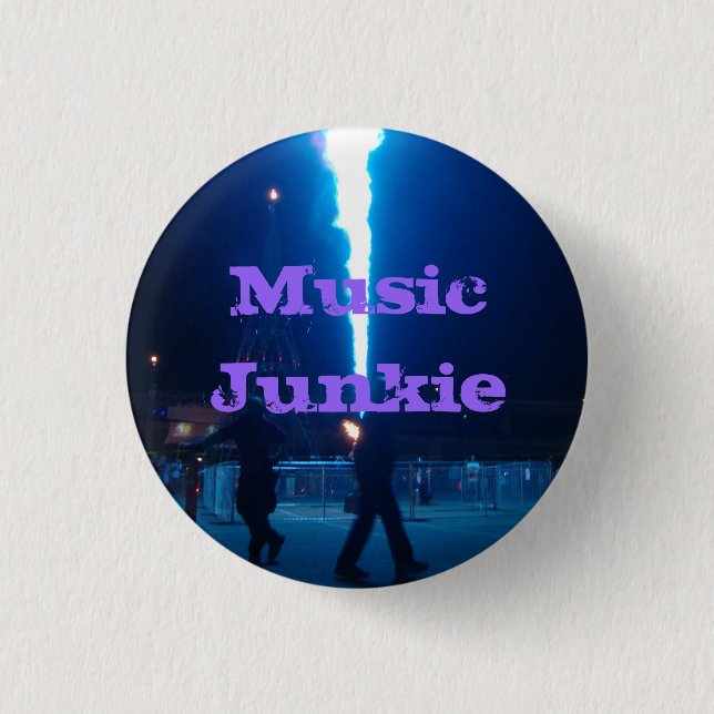 Musik-Junkie II Button (Vorderseite)