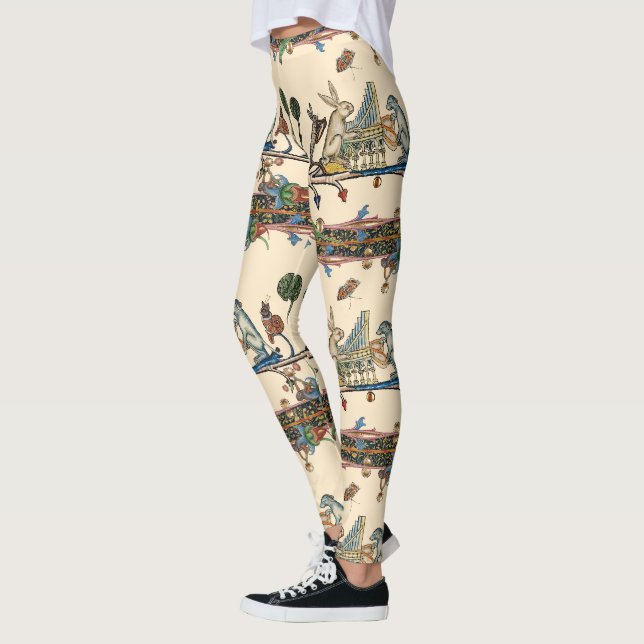 MUSIK, Kaninchen, Hund - MUSIK, MITTELALTERLICHE B Leggings (Links)