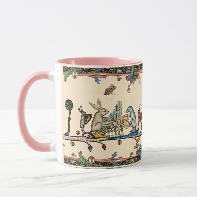 MUSIK, Kaninchen, Hund - MUSIK, MITTELALTERLICHE B Tasse (Links)