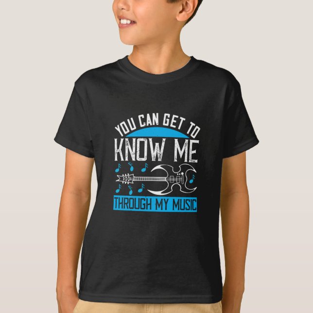 Musik - Kenne mich durch meine Musik T-Shirt (Vorderseite)