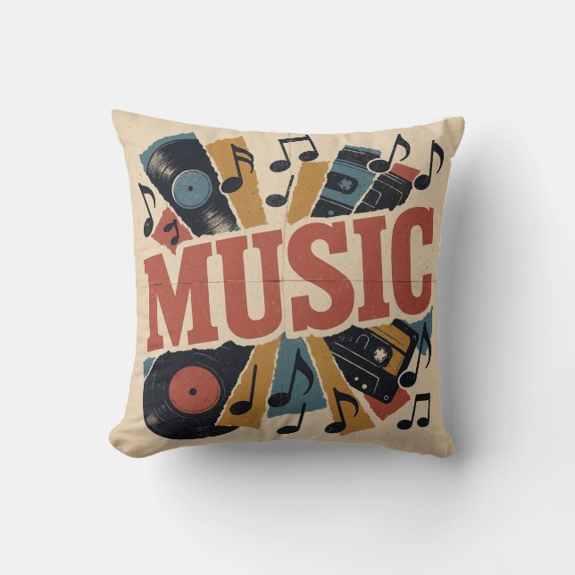 Musik Kissen (Vorderseite)