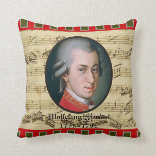 Musik-Kissen Wolfgang Mozart Kissen