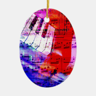 Musik, Klavierdekor (11) Keramikornament