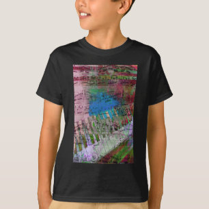 Musik, Klavierdekor (6) T-Shirt