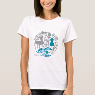 Musik-Kugel - Frauen T-Shirt