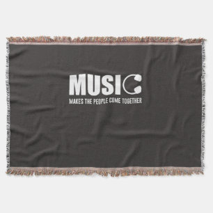 Musik lässt die Menschen zusammenkommen Decke