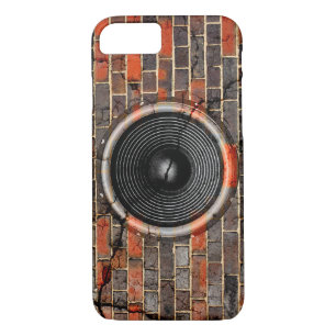 Musik-Lautsprecher an einer Backsteinwand Case-Mate iPhone Hülle