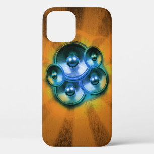 Musik-Lautsprecher und orangefarbenes iPhon-Case-M Case-Mate iPhone Hülle