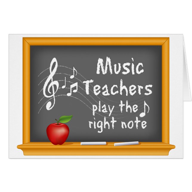 Musik-Lehrer-Exzellenz feiern (Vorderseite (Horizontal))